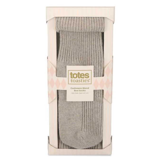 totes toasties® Ladies Cashmere Blend Socks Oat Extra Image 5